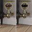 T-TRV-020-CR-AB-BLACK-HEAD-COMP - Flatford Traditional TRV Corner Antique Brass Thermostatic Radiator Valves With Sleeves T-TRV-020-CR-AB-BLACK-HEAD-COMP - Flatford Traditional TRV Corner Antique Brass Thermostatic Radiator Valves With Sleeves
